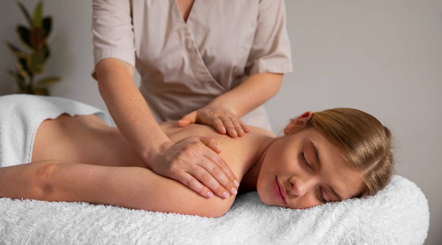 Swedish massage therapy at Jersey City spa